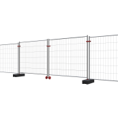 Mobile fence | 'Standard Pro' | Element with hooks and eyes